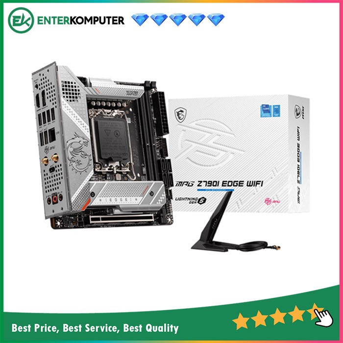 MSI MPG Z790I EDGE WIFI (LGA1700, Z790, DDR5, USB3.2 Type-C, SATA3)