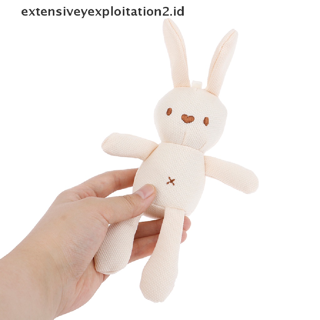 Mainan Boneka Stuffed Plush Kartun Hewan Kelinci Lucu 20cm