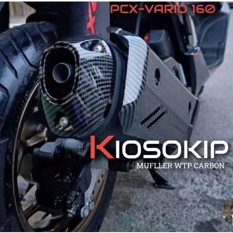 CARBON SUPER moncong knalpot pcx 160 new / Vario 160 new moncong knalpot carbon Vario 160 pcx 160 2022