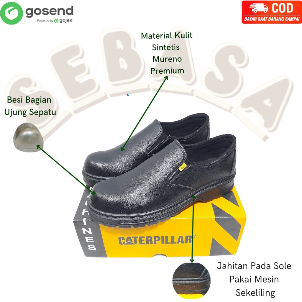 sepatu sefety sebasa pelindung sepatu kerja