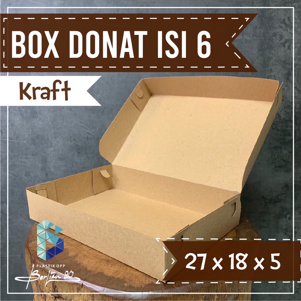 

Dus Isi 6 Donat Uk 27x18x5 Cm Isi 50 Pcs Termurah