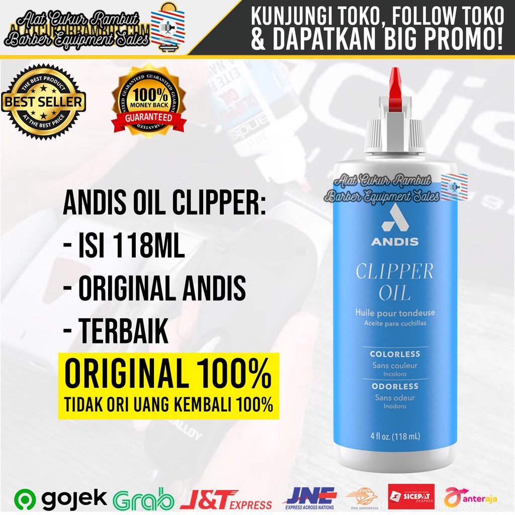 Andis Clipper Oil Original / Minyak Oli Clipper Andis Original