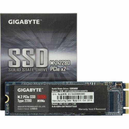 Gigabyte SSD M.2 NVME GEN3x4 512GB - Garansi Resmi