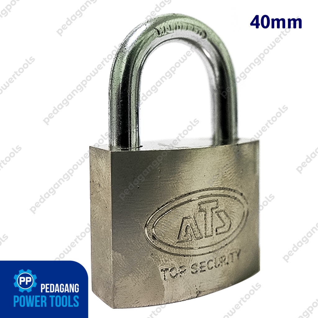 ATS GEMBOK BESI 40 MM SHORT PADLOCK KUNCI PAGAR RUMAH LEHER PENDEK