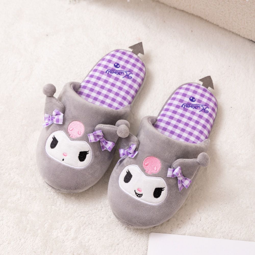 SANDAL RUMAH CINNAMOROLL MELODY BADTZMARU KUROMI HELLO KITTY POMPOMPURIN POCHACCO DOG SEPATU KAMAR RUANGAN