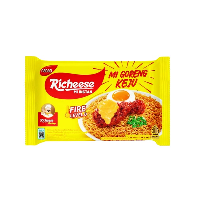 

Richeese Mie Goreng Keju Level 0 74 GR