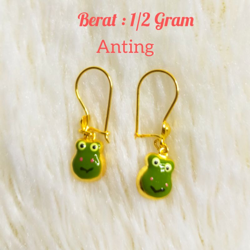 ANTING FROG / KODOK EMAS MUDA SETENGAH GRAM