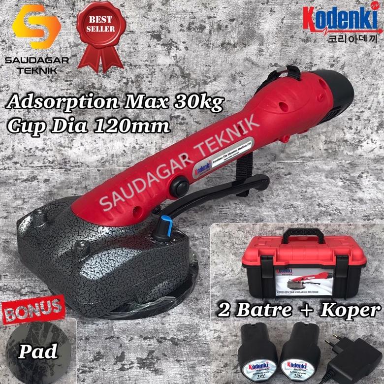PRODUK- MESIN PERATA KERAMIK GETAR KODENKI ALAT PERATA KERAMIK MESIN KOP KERAMIK GRANIT CORDLESS TIL