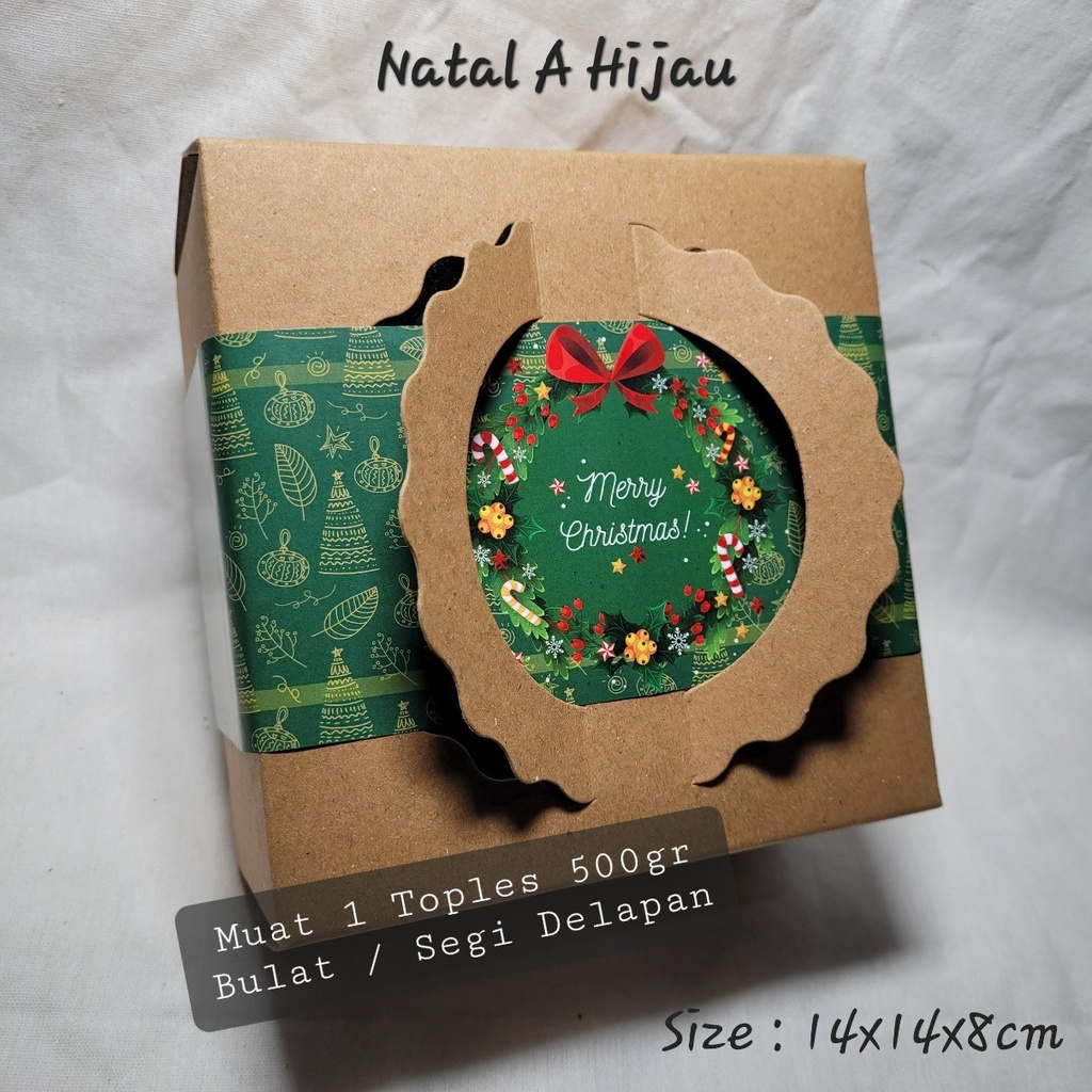 

Paket Dus Mika 14x14x8cm - Edisi Natal/Christmas