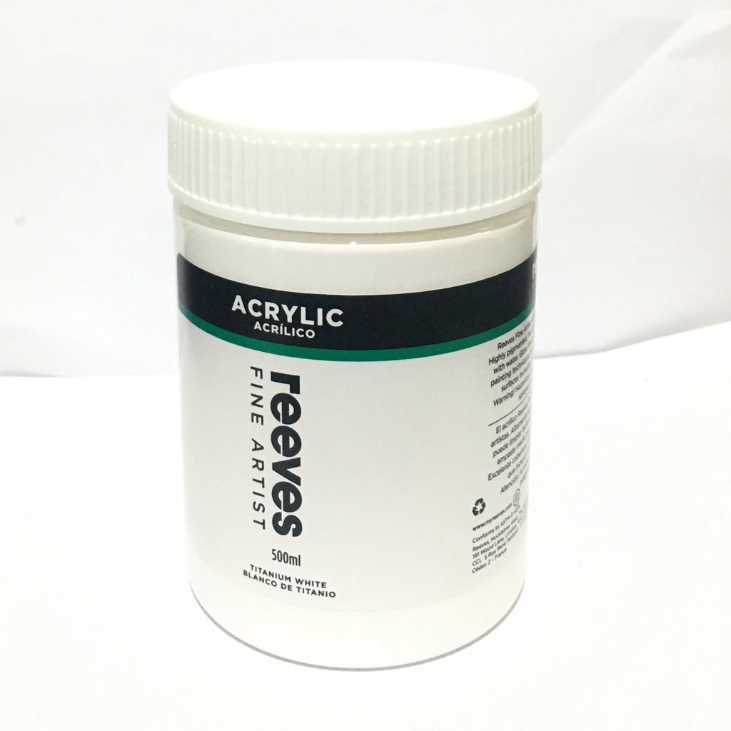 REEVES Fine Artist Acrylic/Acrilico Paint 500ml