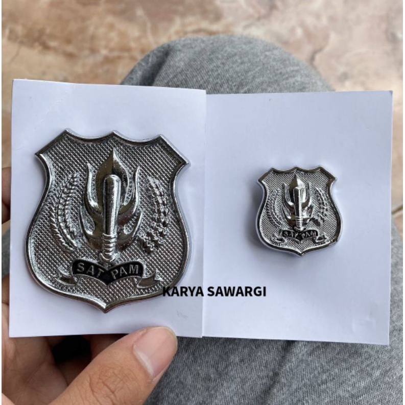 pin kewenangan satpam besar dan kecil