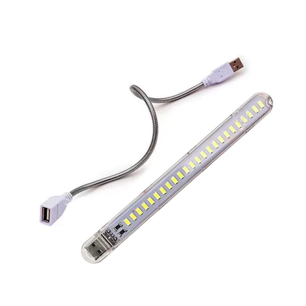 LAMPU LED MINI USB  24 LED Emergency + GAGANG USB FLEXIBEL