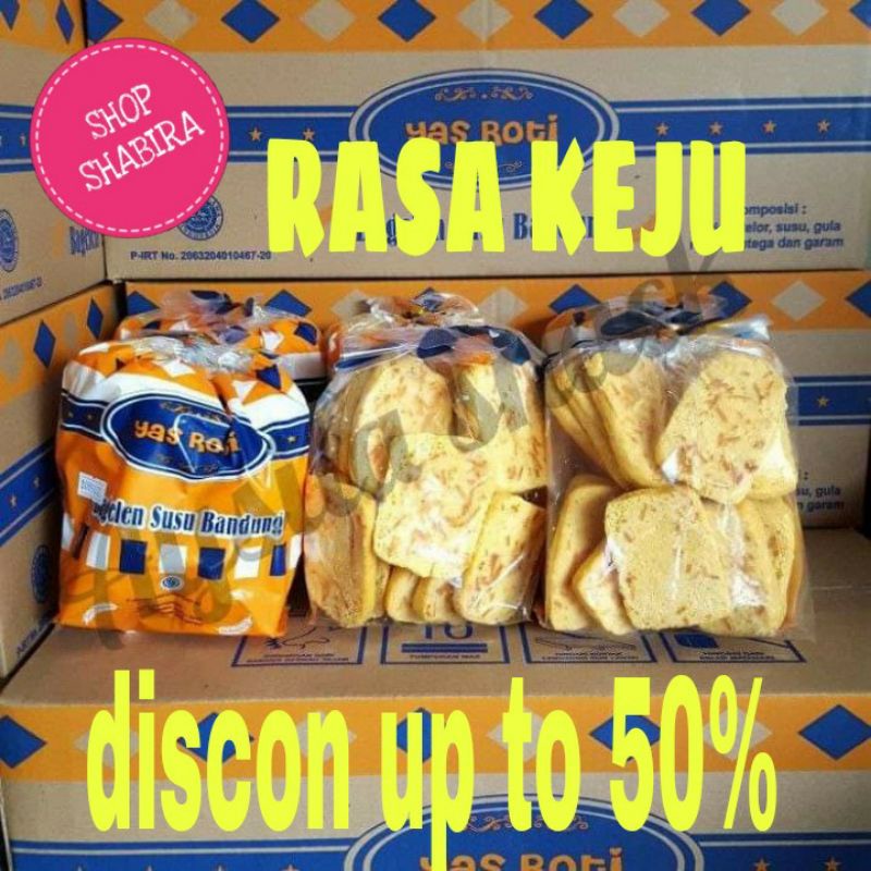 

pink kue/roti kering bagelen 1 dus isi 4 varian mix keju susu coklat