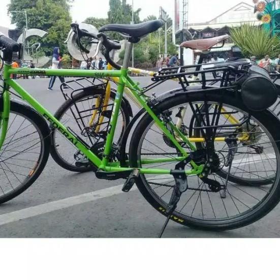 RAK PANIER TOURING BAGASI SEPEDA SELI/MTB/MINION/BONCENGAN SEPEDA - RAK DEPAN