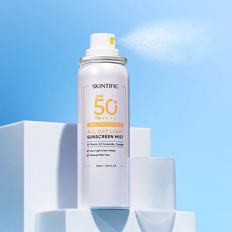 Skintific All Day Light Sunscreen Mist SPF50 PA++++ - 50ml