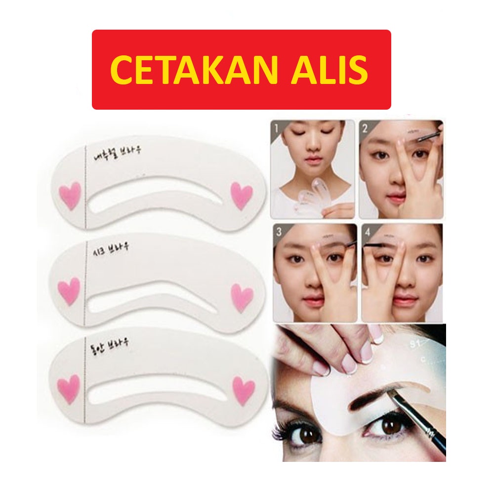 Cetakan Alis / Pencetak Alis / Cetak Alis / Eyebrow Style / Eyebrow Template