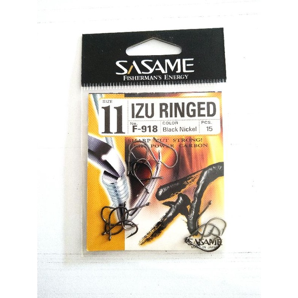 pancing SASAME IZU RINGED mata kail hitam kecil