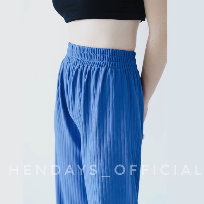 Hornet Pants / Celana Highwaist Kulot Loose Knit Wanita 785