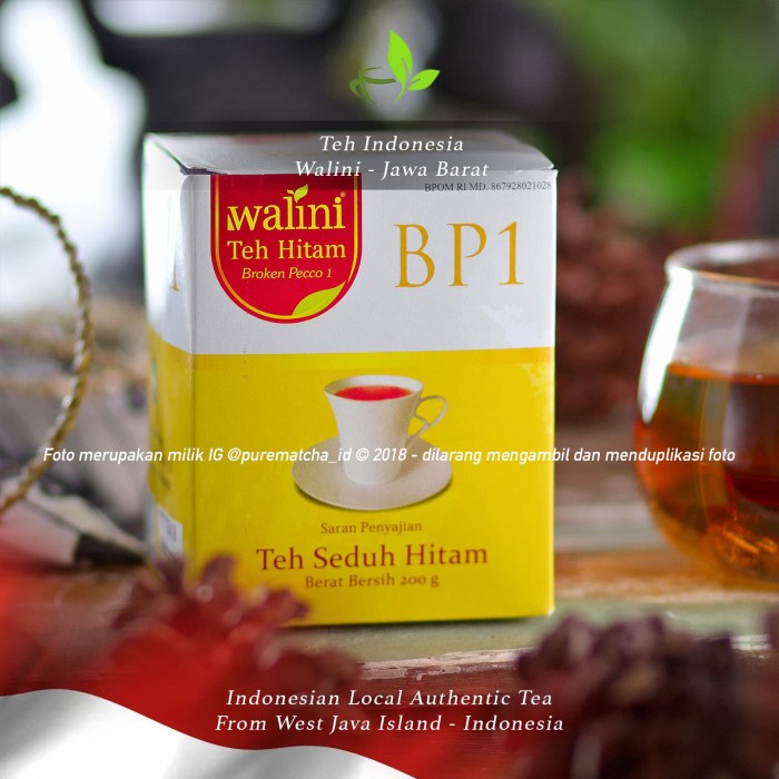 

Sale Teh Hitam Walini BP1 200gr Broken Pekoe Black Tea Premium Hotel Resto /KOPI RUBE/KOPI SLB/KOPI