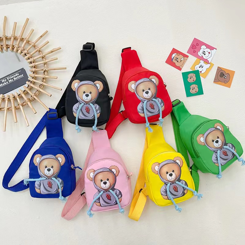 WAIST BAG TAS SELEMPANG ANAK LAKI-LAKI / PEREMPUAN MOTIF KARTUN TAS FASHION KOREA / TAS IMPORT