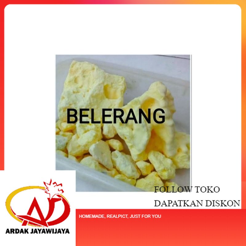 SULFUR BELERANG KUNING ASLI BONGKAHAN 100GR