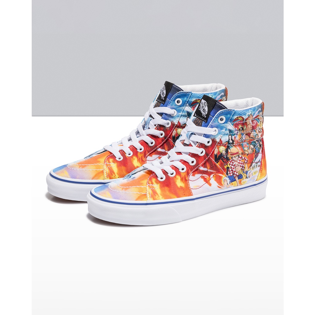 SEPATU VANS OFF THE WALL X ONE PIECE | SK8 HI ONE PIECE PUNK HAZARD