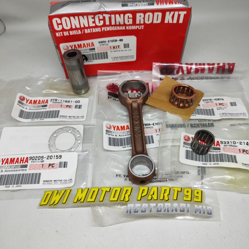 CONNECTING ROD KIT STANG SEHER KIT F1ZR FIZ R FIZR FORCE ONE ZR ORIGINAL