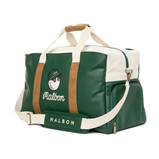 MALBON Tas Duffel Golf Premium Quality - Classic Boston Golf Bag