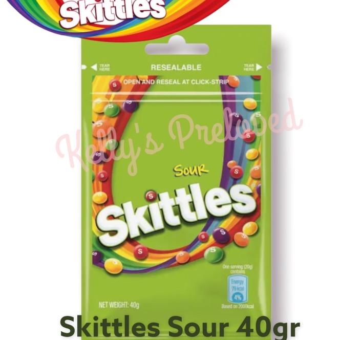 

TERBARU SKITTLES CANDY SOUR 40 GRAM /PERMEN LUNAK/PERMEN VIRAL/PERMEN MILO/PERMEN YUPI/PERMEN JADUL/PERMEN KARET