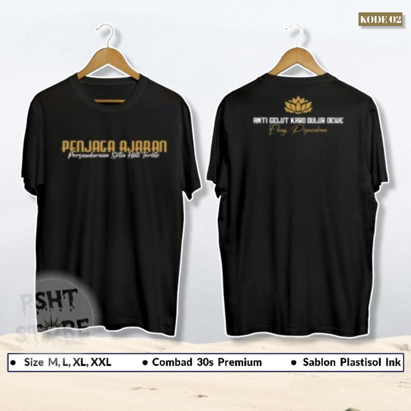 (KODE 02) Kaos Penjaga Ajaran PSHT