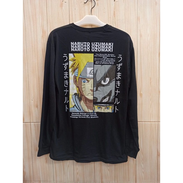 KAOS ATASAN UZUMAKI NARUTO DISTRO LENGAN PANJANG