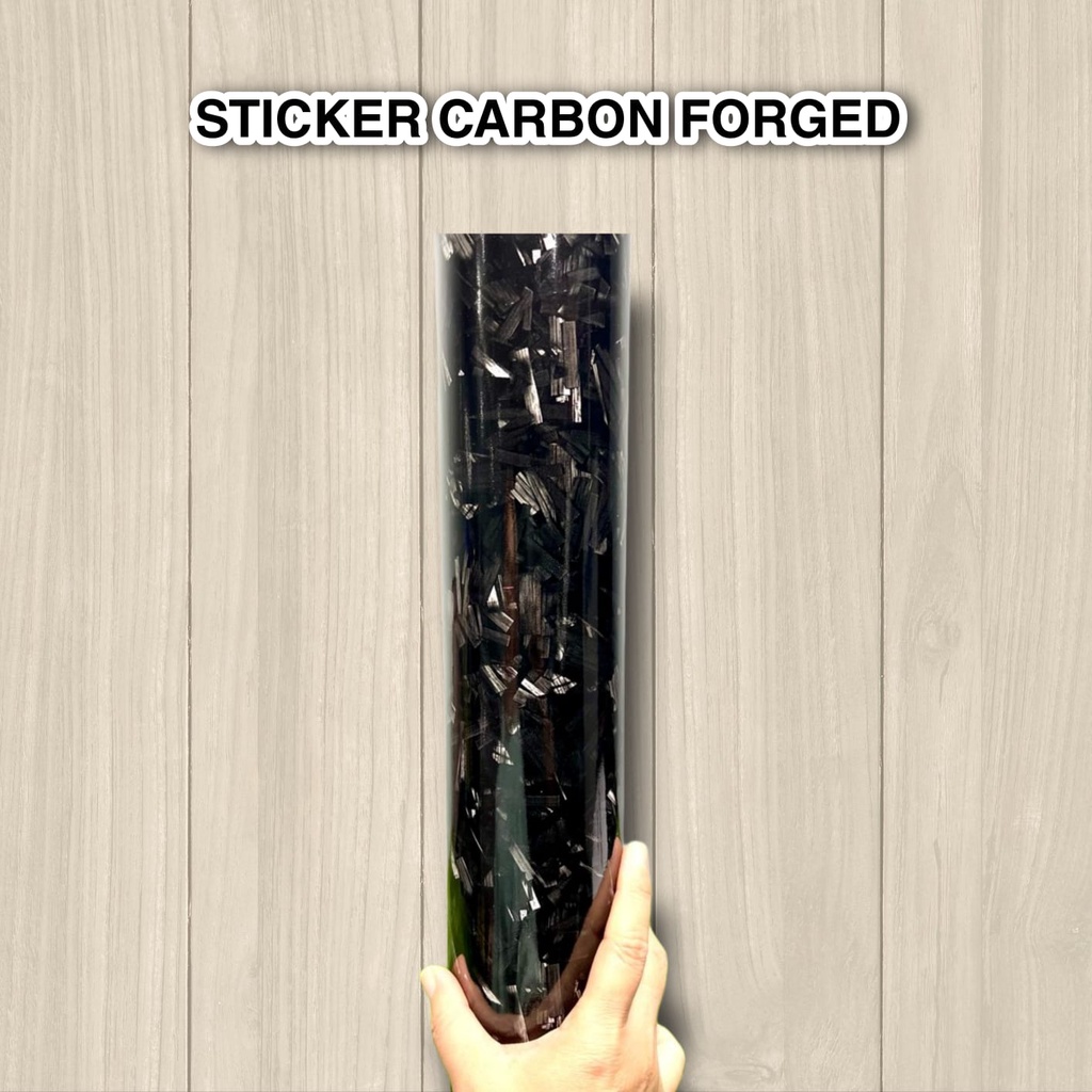 Stiker Carbon Forged 50cm x 100cm