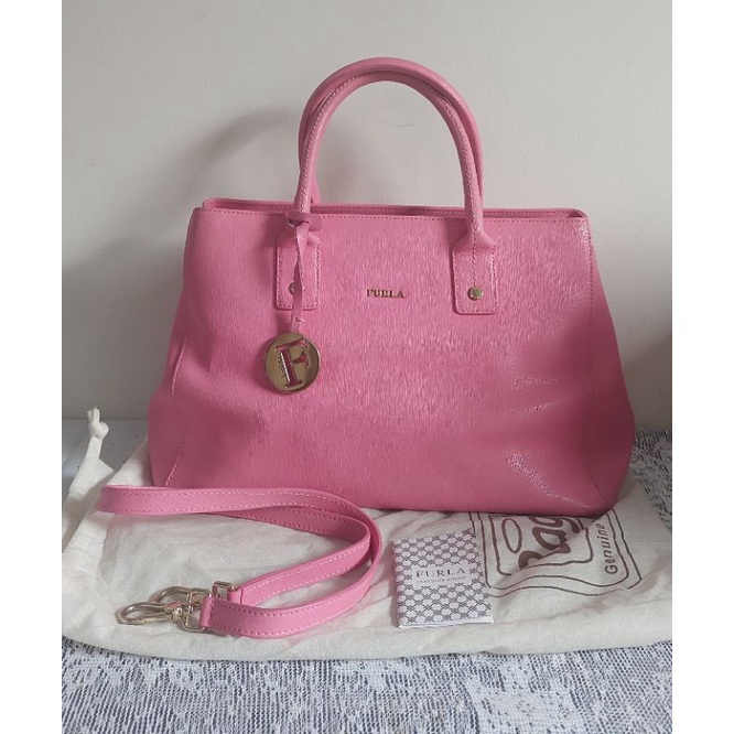 Furla bag Pink satchel (Preloved Ori)