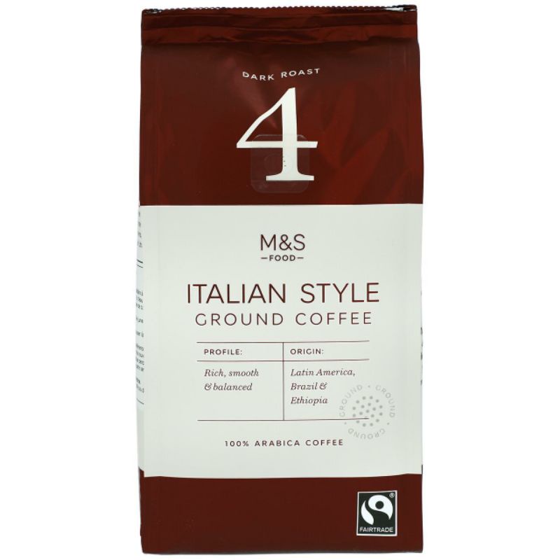 

MARKS & SPENCER M&S Italian Style 100% Arabica Ground Coffee 227g