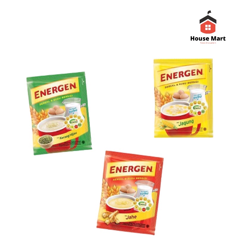 Energen Sereal Susu 32 Gr All Varian 32 Gr 1 Renceng isi 10 Pcs