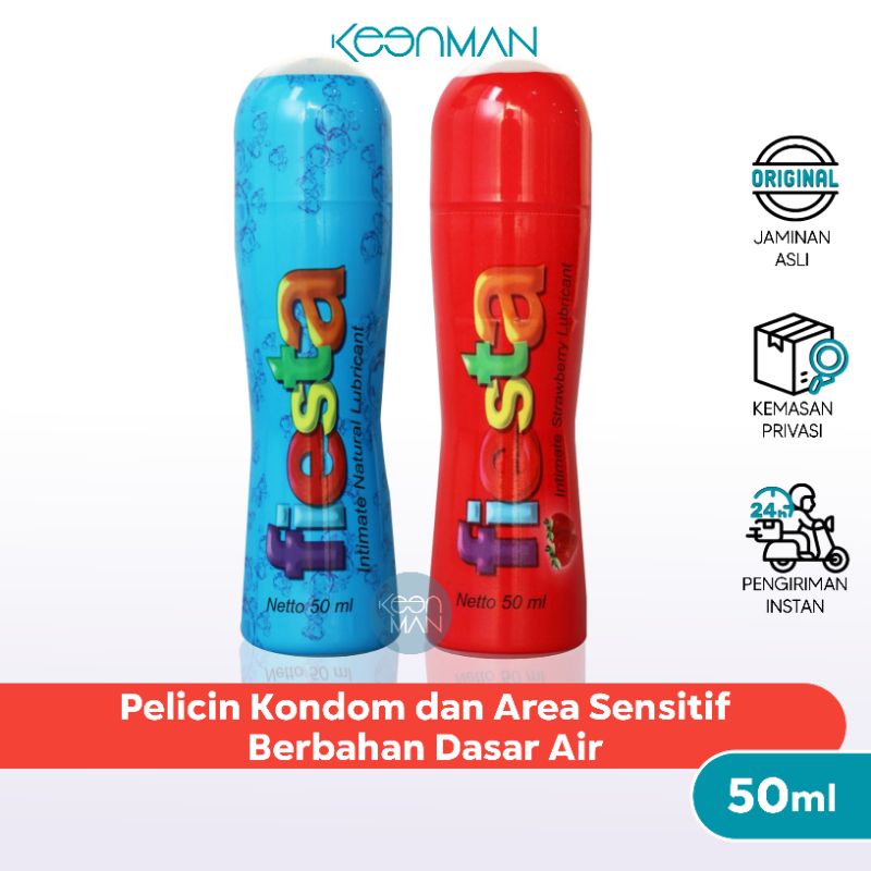 Pelumas Fiesta - 50 mL - Gel Pelumas Organ Intim