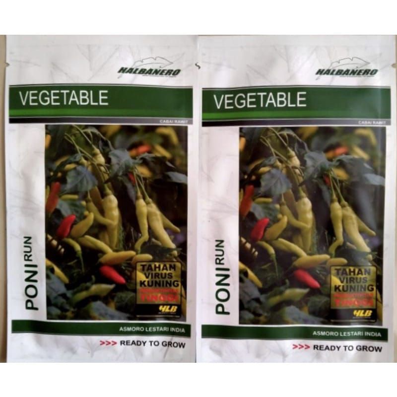 (100 biji) benih cabe ponirun halbanero viral Repack Original
