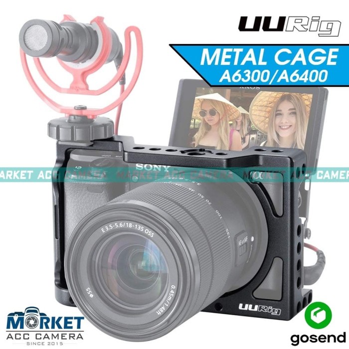 Sta Uurig Cage Rig Metal For Sony A6000 A6300 A6400 Handle Stabilizer