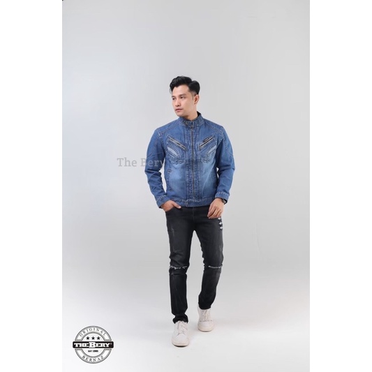 Jaket Jeans Jaket Jeans Denim Jaket Jeans The Berry FJ 05 Biowash