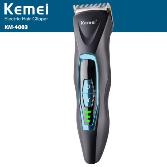 sale KEMEI KM-4003 Waterproof Electric Trimmer Hair Clipper Beard Trimmer termurah