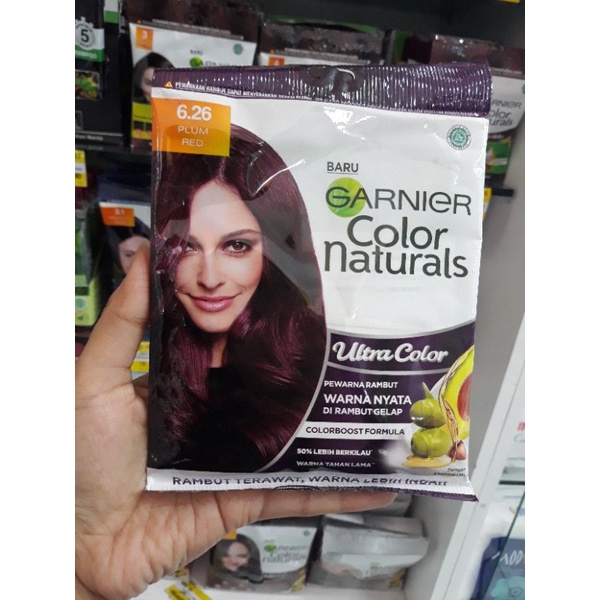 garnier color naturals ultra color plum red 6.26