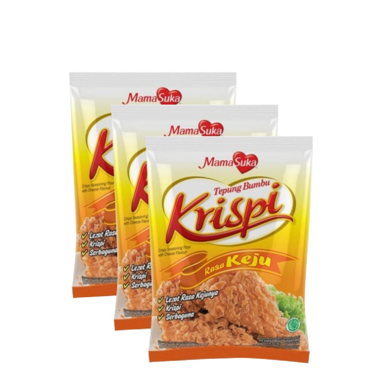 

MamaSuka Tepung Bumbu Krispi Keju 170 gr