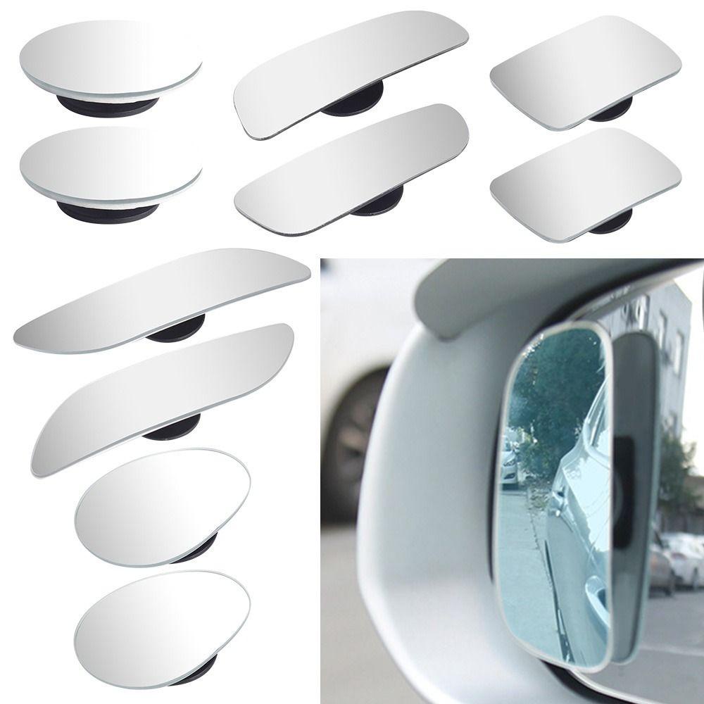 Pineapple 2PCS Blind Spot Mirror New Wide Angle Adjustable Rotasi 360derajat