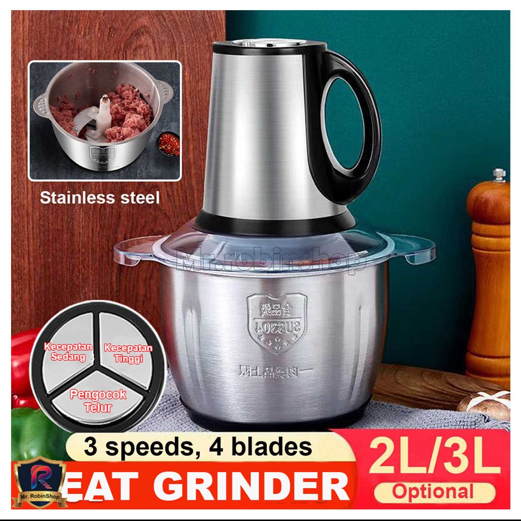 Blender Daging Mesin Penggiling Daging/Sayur Chopper Meat Grinder / food processor