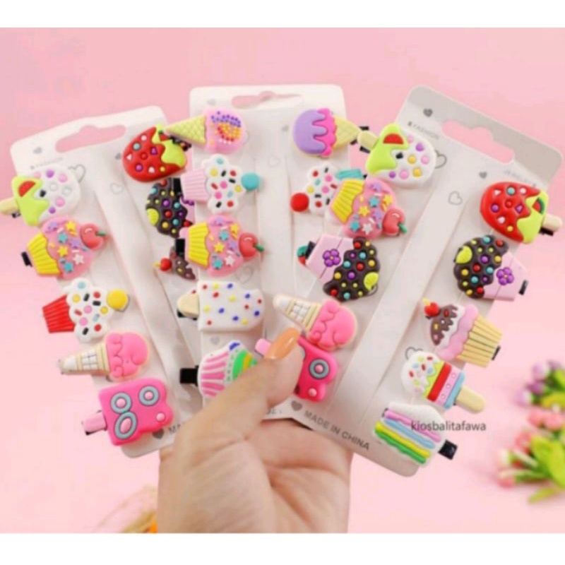 jepit anak karakternya lucu 10 pcs