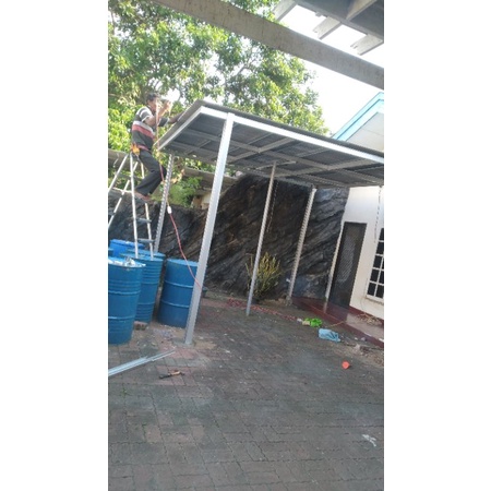 kanopi baja ringan atap asbes