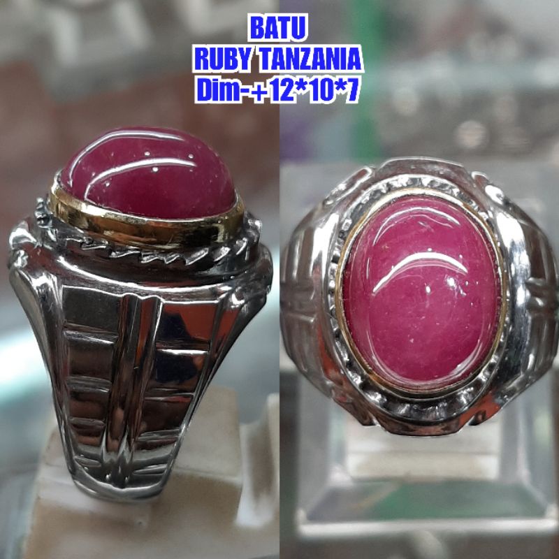 NATURAL BATU PERMATA RUBY TANZANIA A4
