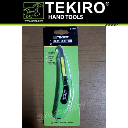 

NEW PRODUCT ACRYLIC CUTTER 10 MM TEKIRO || PISAU CUTTER AKRILIK 10MM TEKIRO