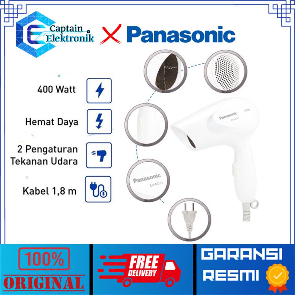 Hair Dryer Panasonic EH ND 11 | Pengering Rambut ND11 400 Watt EH ND11