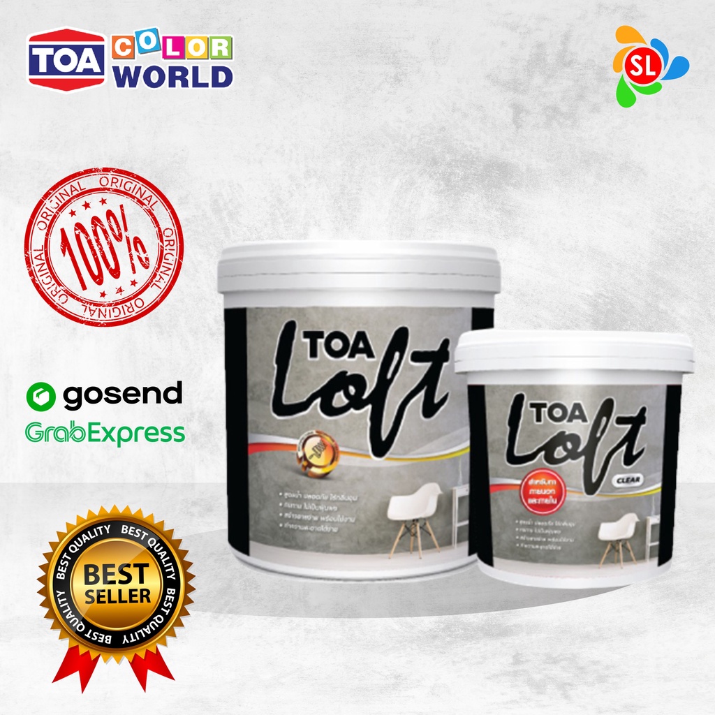 Cat Motif Semen Toa Loft 10 KG (Cat Gaya Loteng)